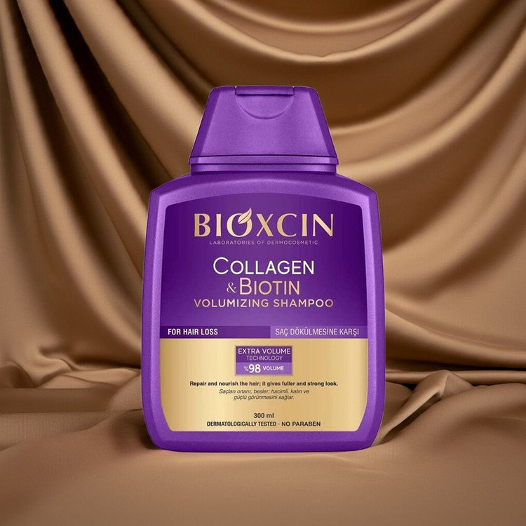 شامپو بیوکسین بنفش (Collagen&Biotin)